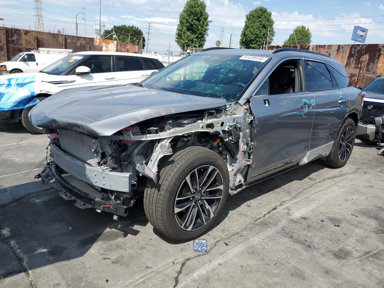 2024 Acura Zdx A-spec Silver vin: 4W5KHNRL2RZ509014