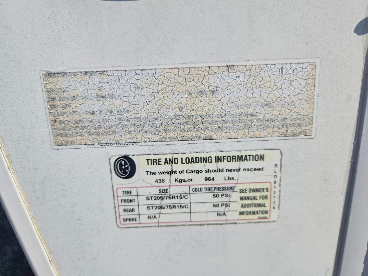 2007 Forest River Rockwood Lite Weight Trailers White vin: 4X4FRLD287D813726