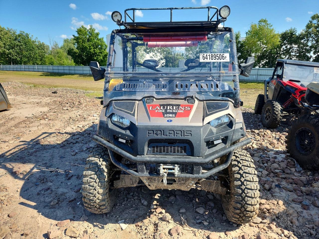 2012 Polaris Ranger 800 Crew Eps Red vin: 4XAWH7EA8C2253435