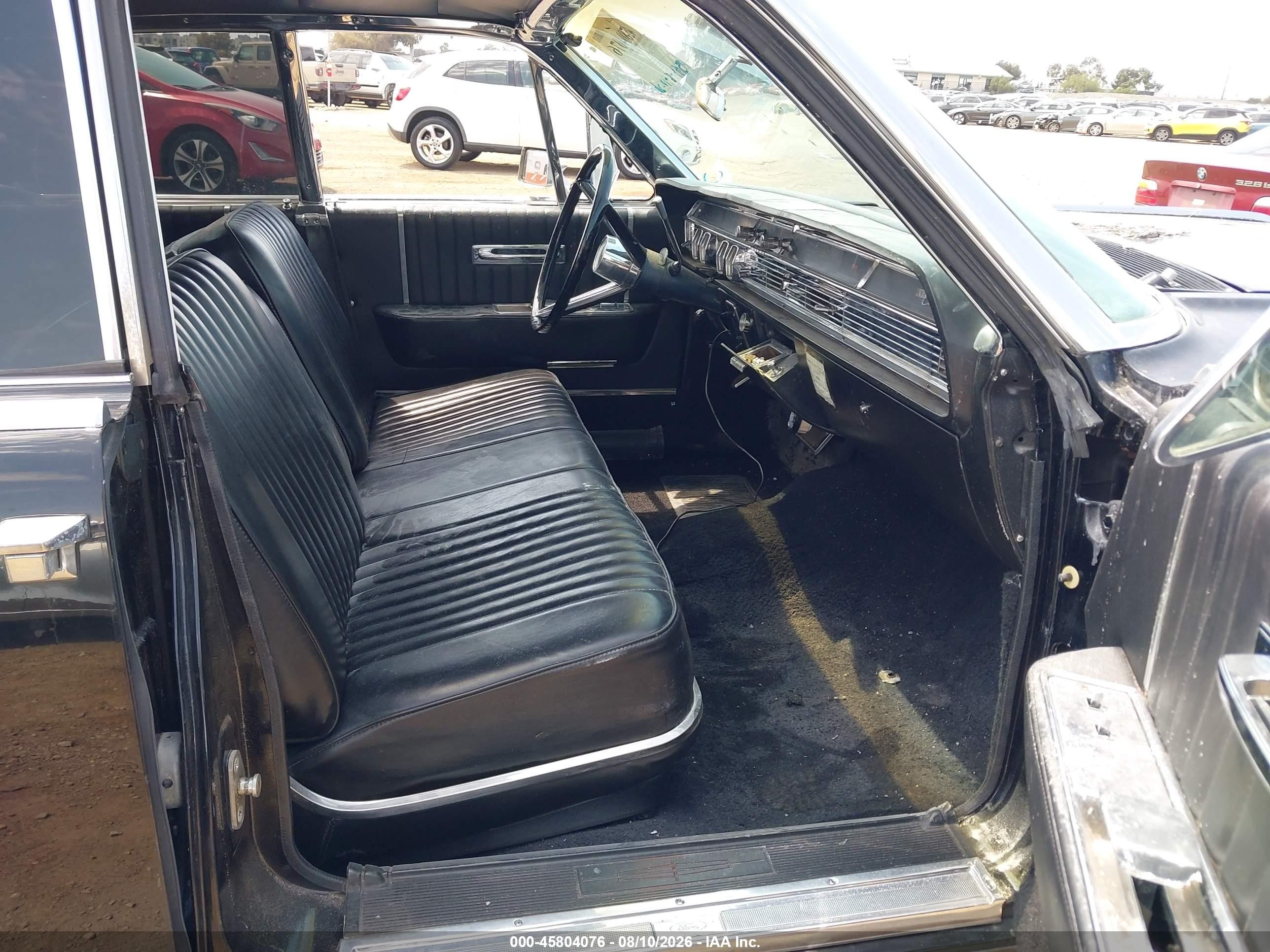 1970 Lincoln Continental Black vin: 4Y82N401405