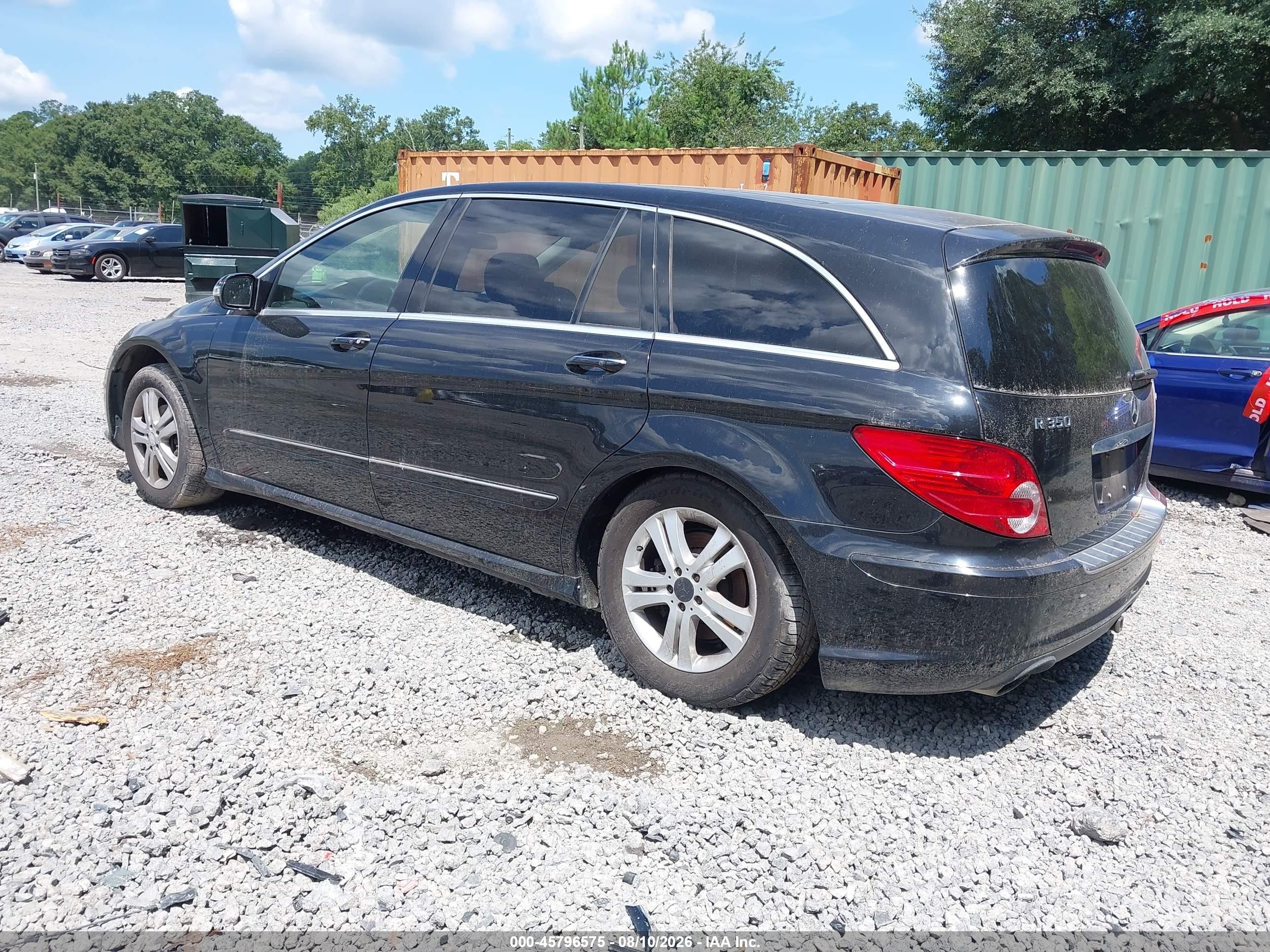 2009 Mercedes-benz R 350 4matic Black vin: 4jgcb65e99a096020
