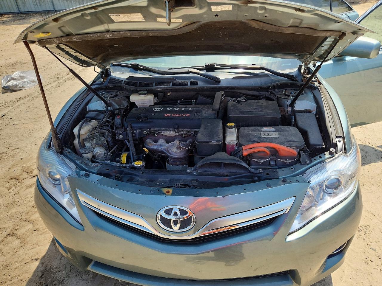 2011 Toyota Camry Hybrid Green vin: 4T1BB3EK4BU137772