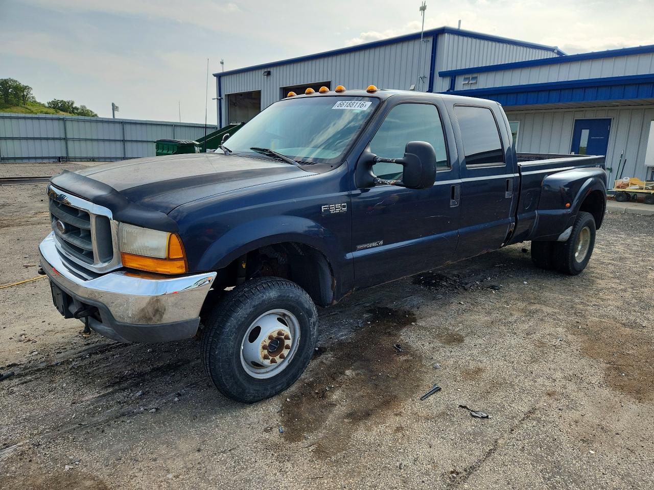 2000 Ford F350 Super Duty Blue vin: 1FTWW33F2YEB93955