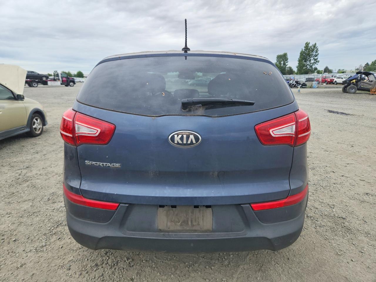 2013 Kia Sportage Lx Blue vin: KNDPBCA26D7466944
