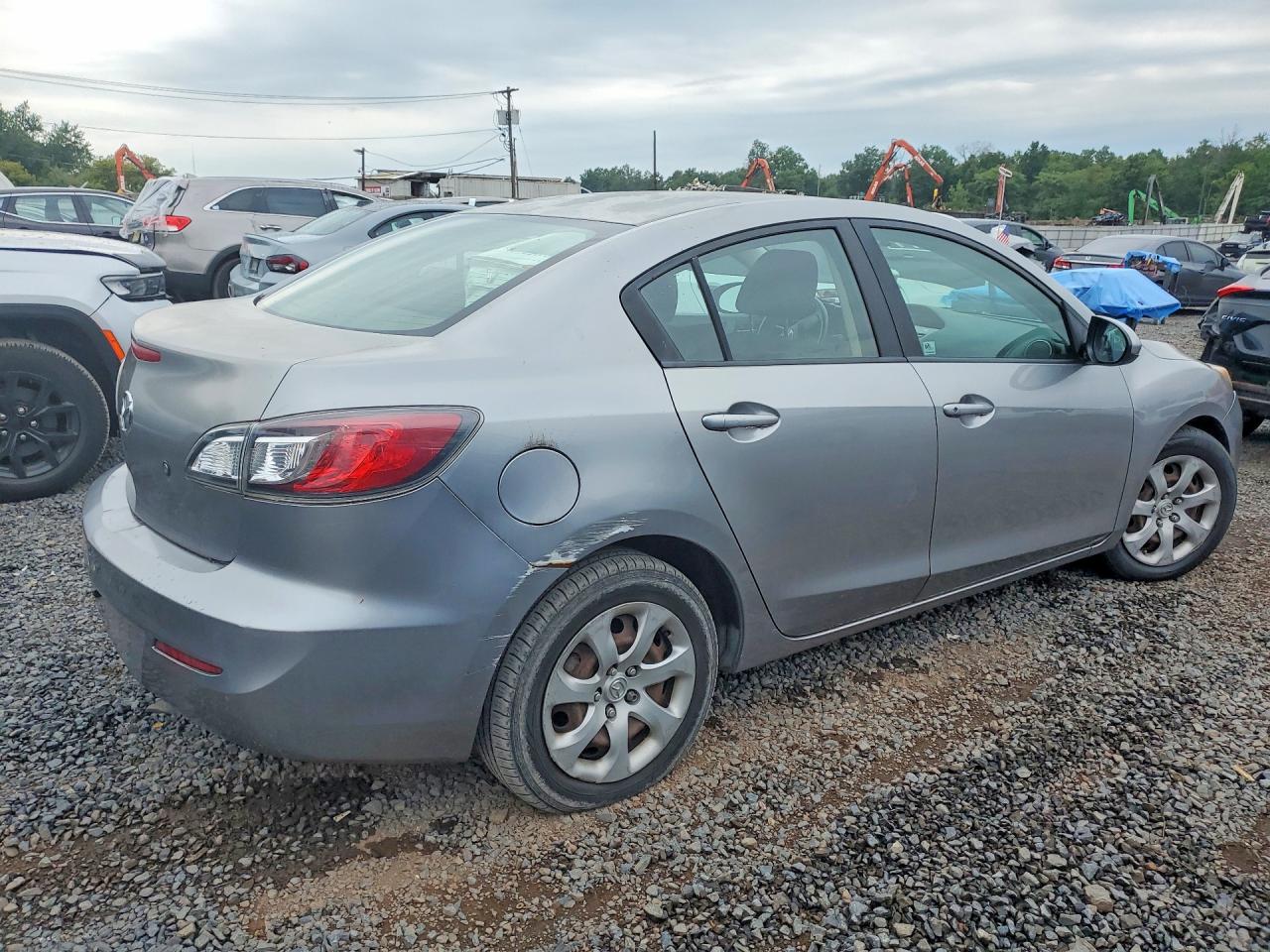 2012 Mazda 3 I Gray vin: JM1BL1UG8C1506770
