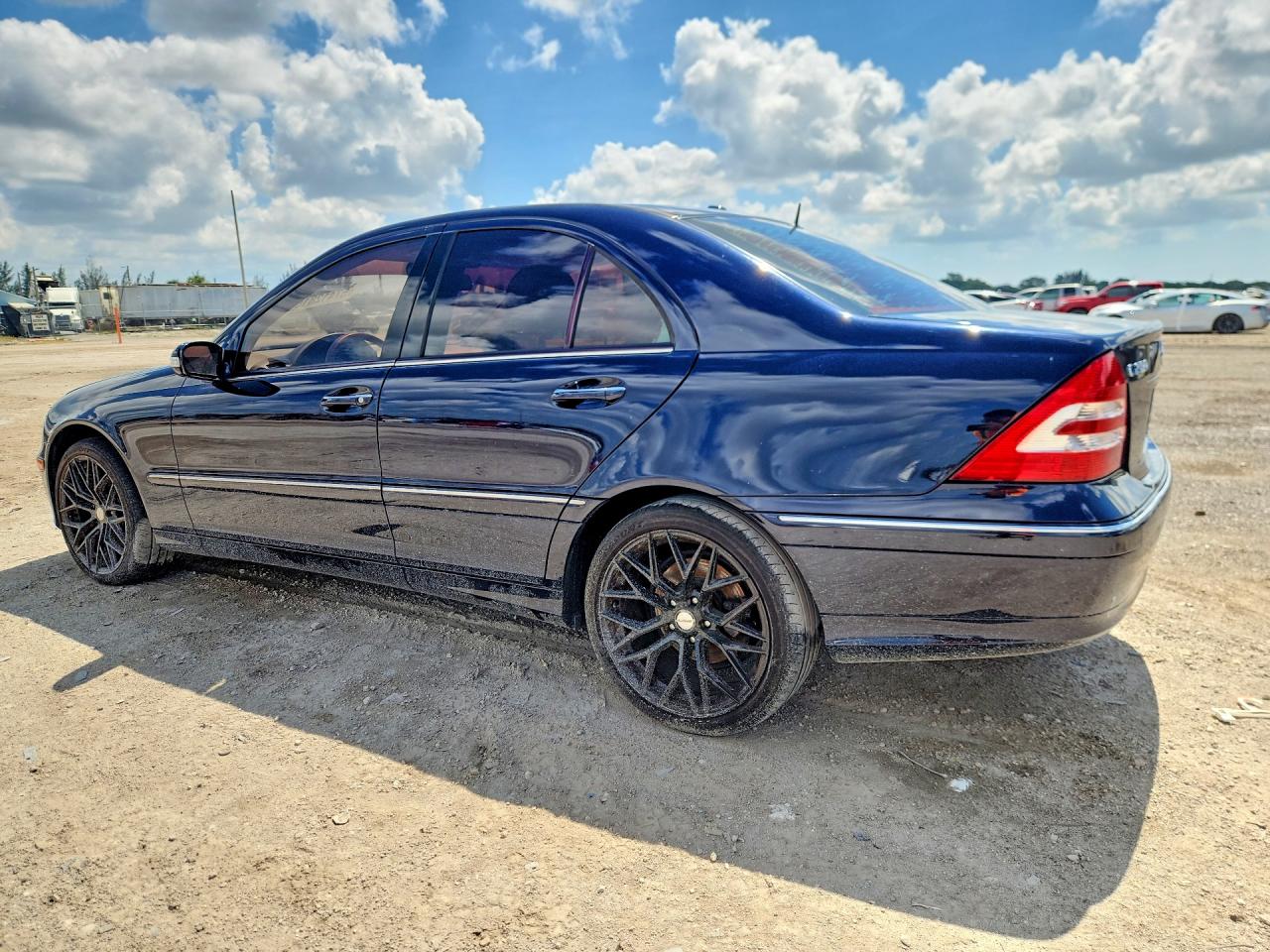 2007 Mercedes-benz C 280 4matic Blue vin: WDBRF92H07F868180