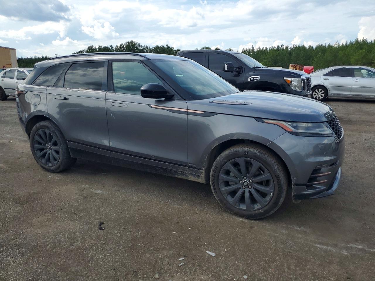 2018 Land Rover Range Rover Velar R-dynamic Se Серый vin: SALYL2RX3JA735095