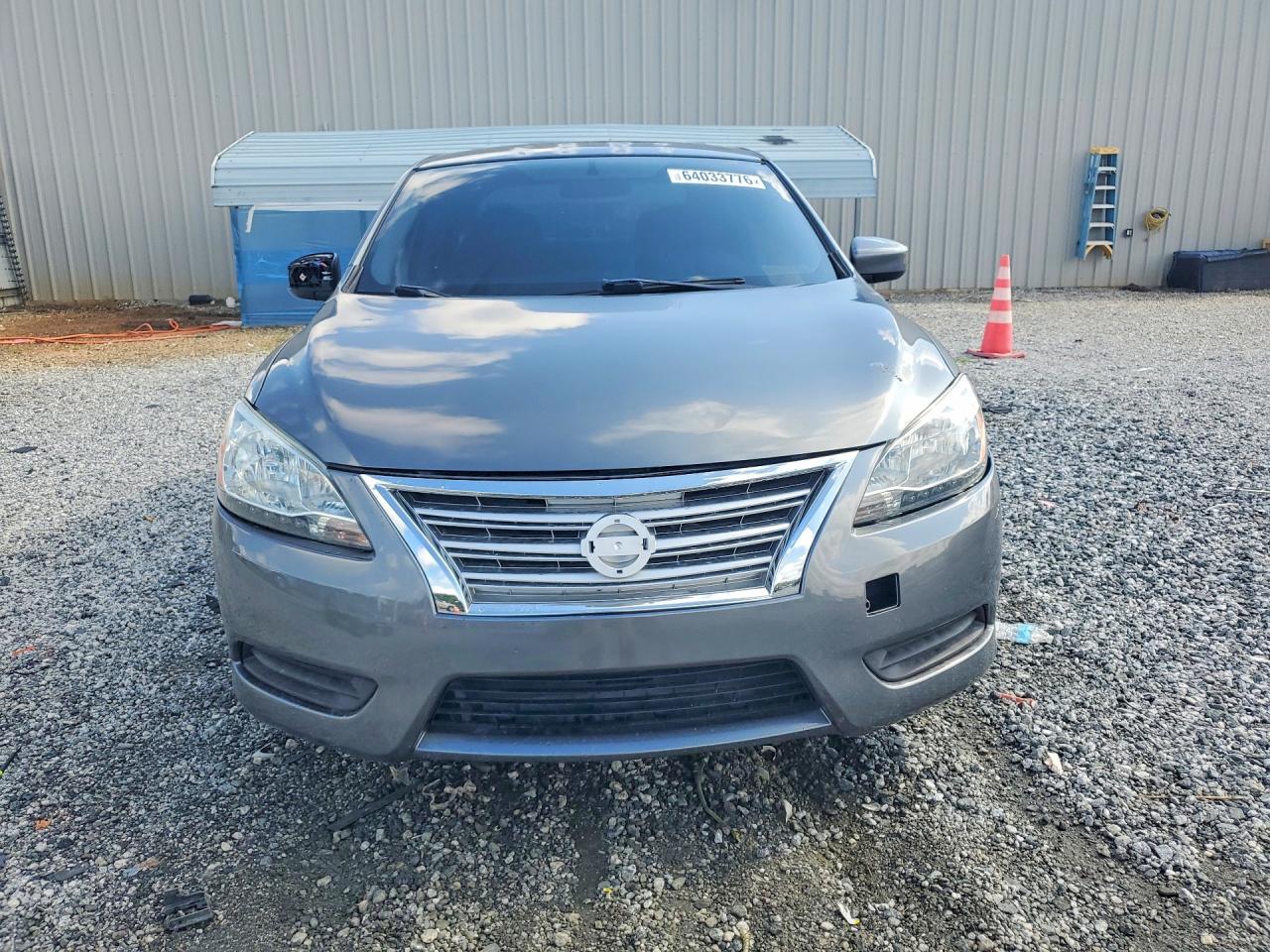 2015 Nissan Sentra Sv Gray vin: 3N1AB7AP9FY382498