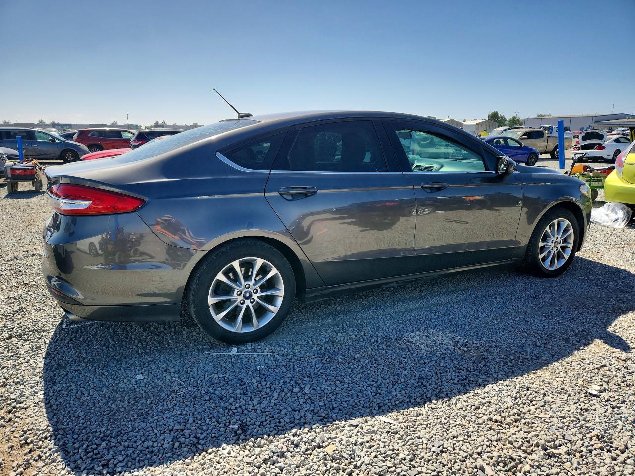 2017 Ford Fusion Se Silver vin: 3FA6P0HD2HR293401