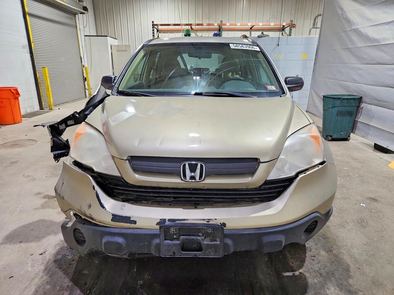 2009 Honda Cr-v Lx Tan vin: JHLRE48349C015582