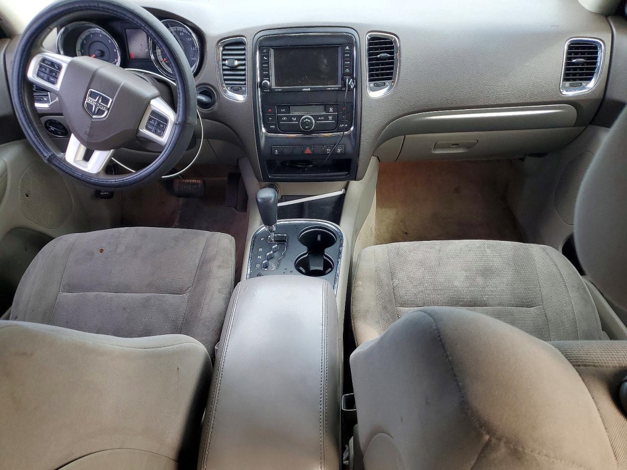 2013 Dodge Durango Sxt White vin: 1C4RDJAG2DC580062