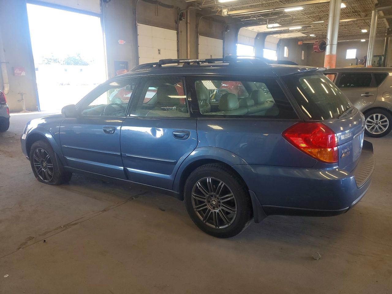 2007 Subaru Legacy Outback Синий vin: 4S4BP63C474305240
