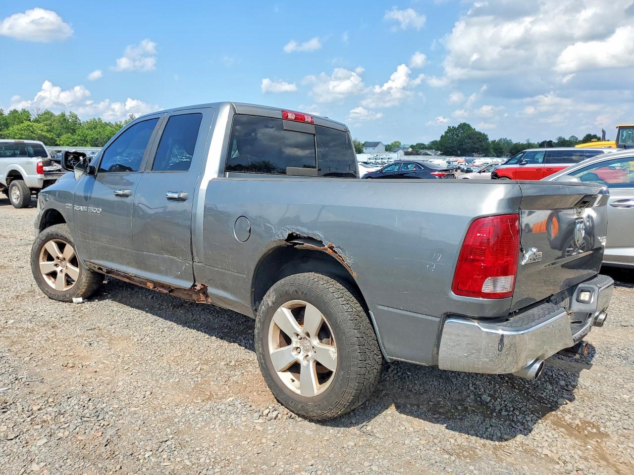 2012 Dodge Ram 1500 Slt Gray vin: 1C6RD7GT7CS195051