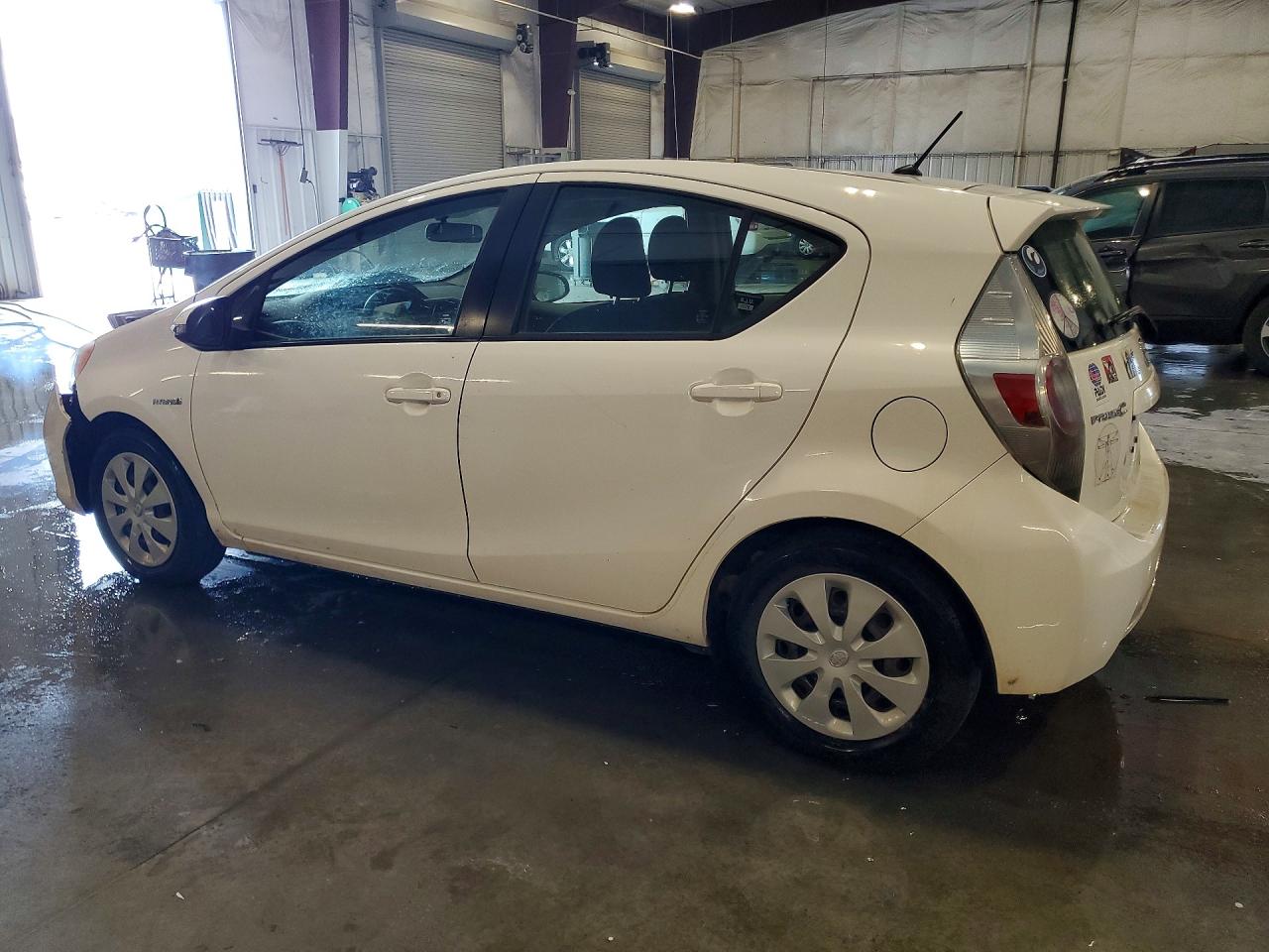 2012 Toyota Prius C Two White vin: JTDKDTB34C1017694