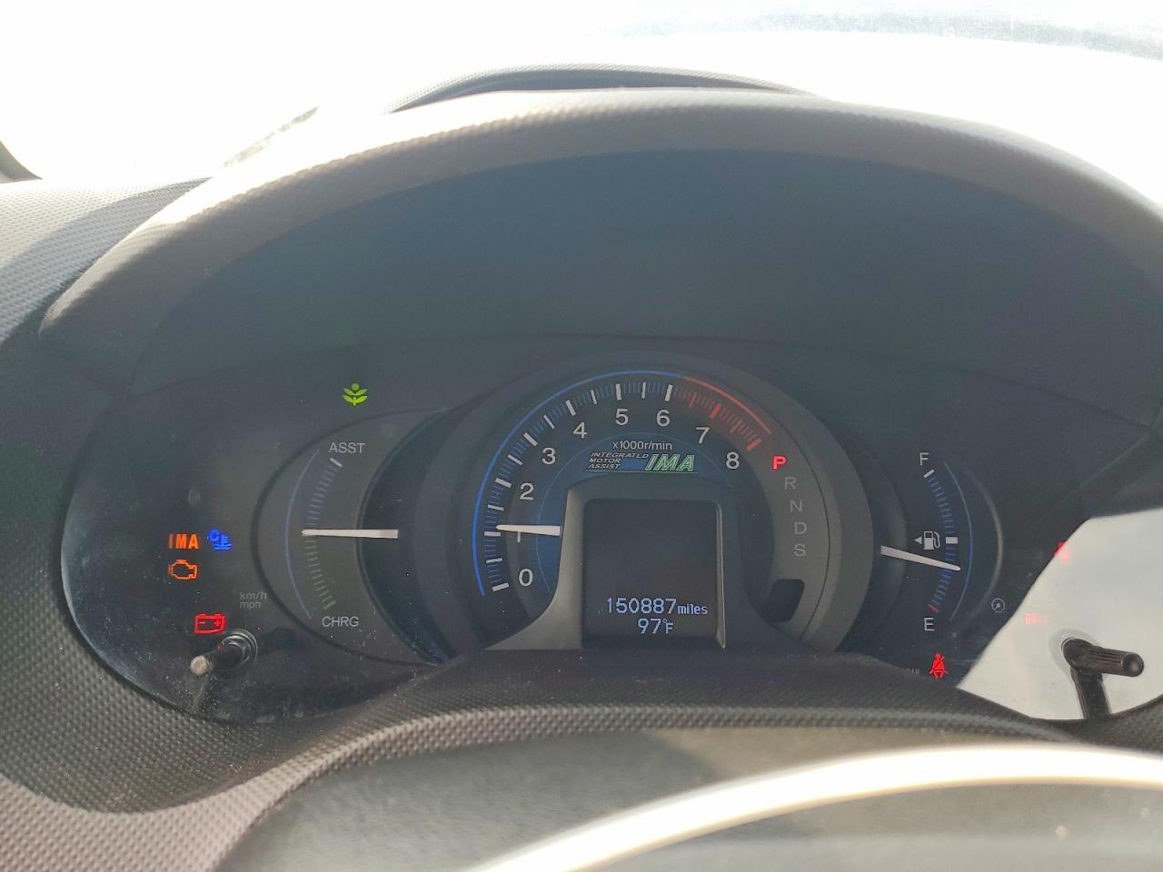 2012 Honda Insight Ex Blue vin: JHMZE2H79CS003752