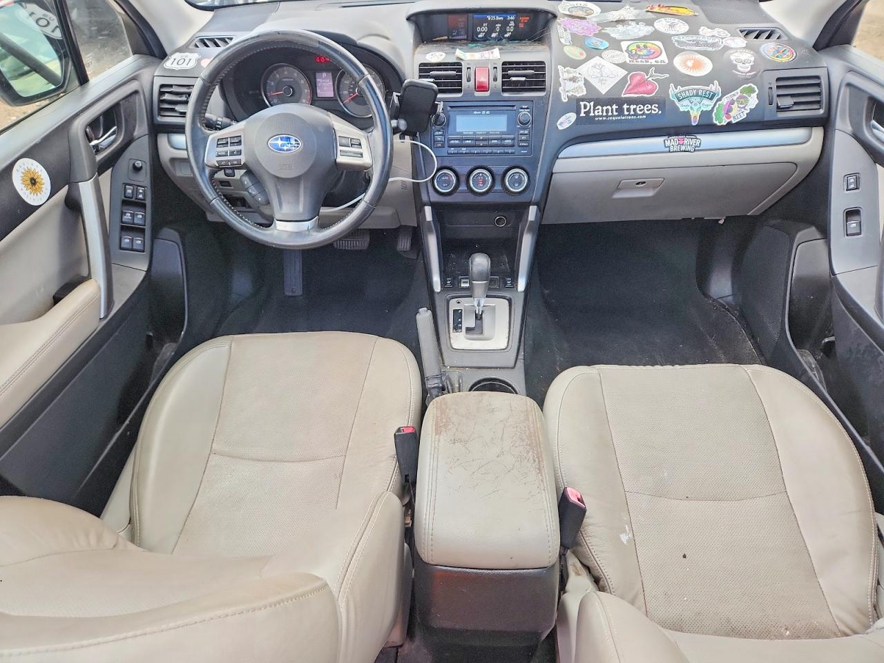 2014 Subaru Forester 2.5i Limited Silver vin: JF2SJAHC0EH502642