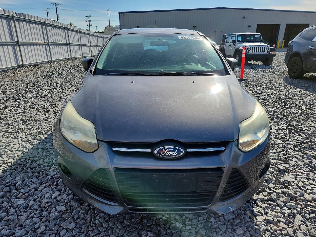 2014 Ford Focus Se Gray vin: 1FADP3K24EL239219