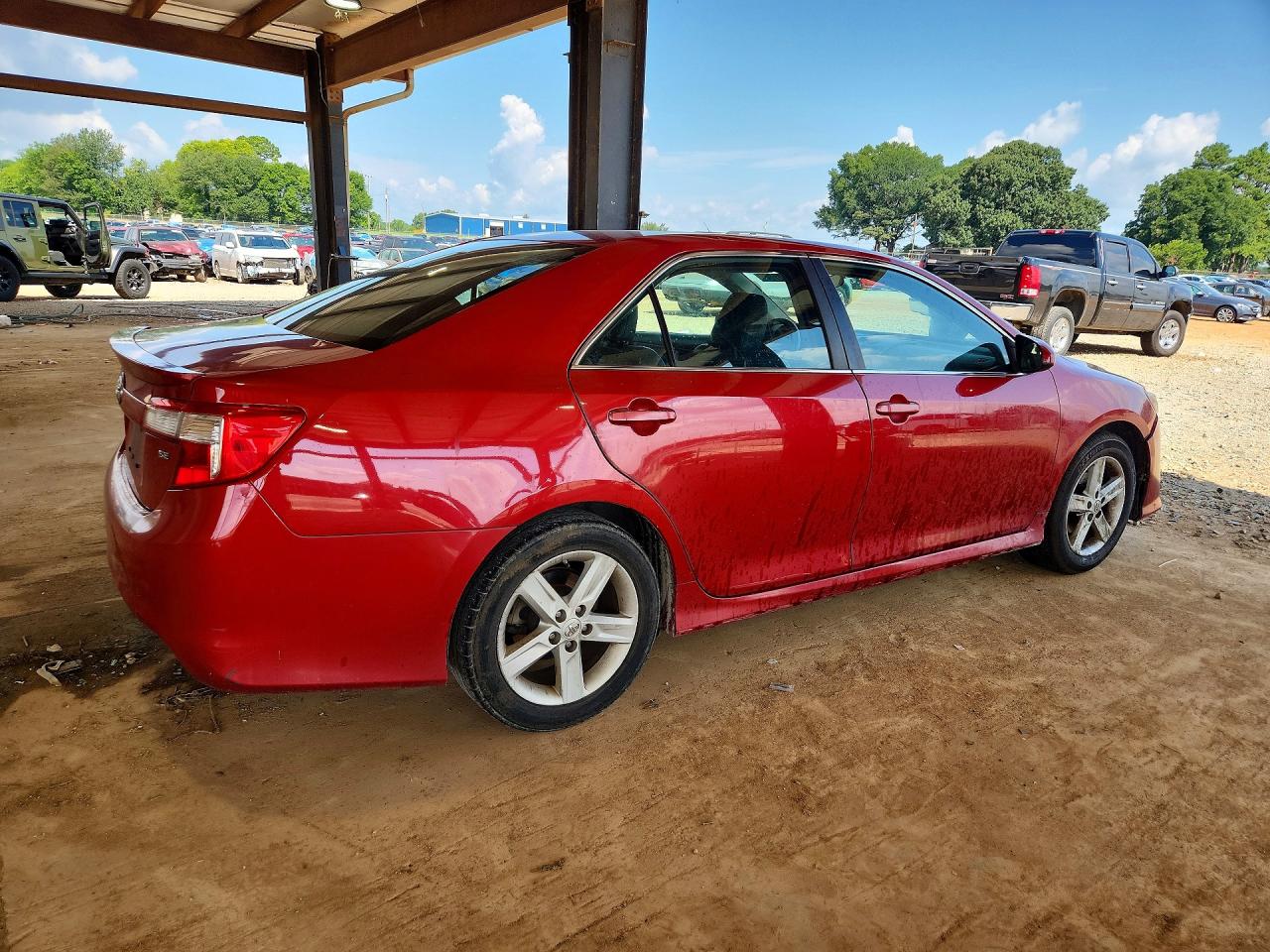 2012 Toyota Camry Se Red vin: 4T1BF1FK8CU615412