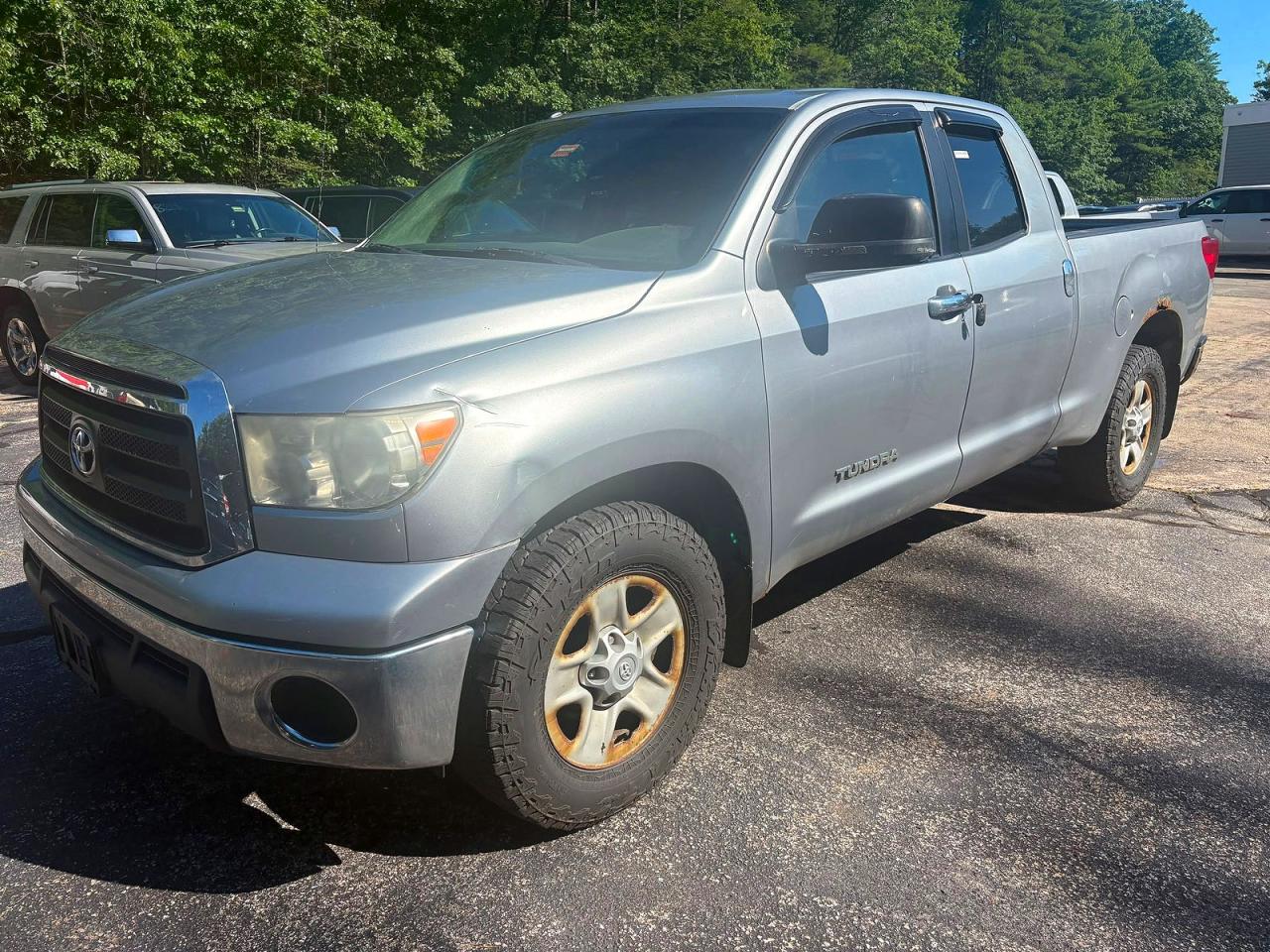 2011 Toyota Tundra Double Cab Sr5 Gray vin: 5TFUM5F12bx024796