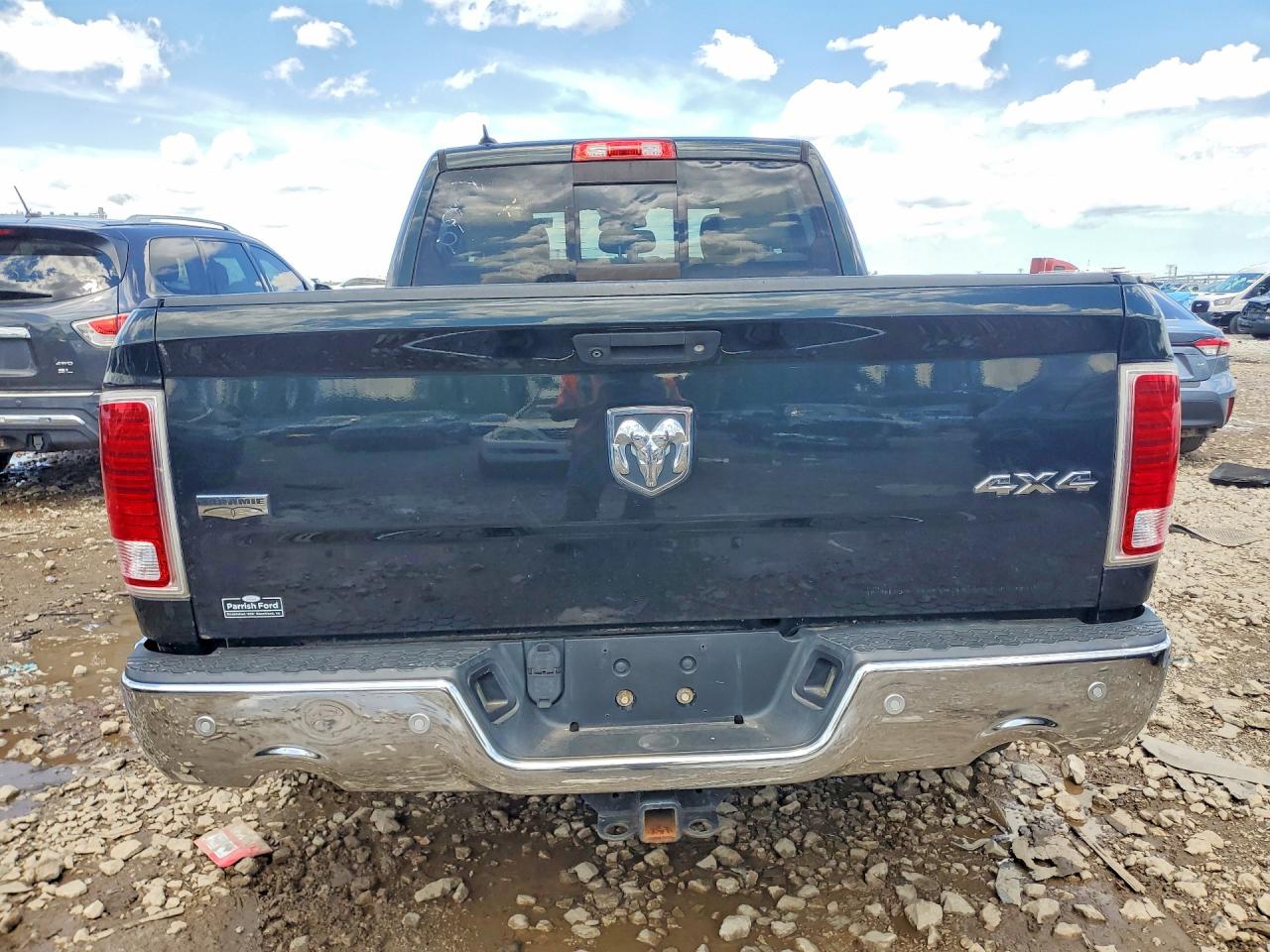 2015 Ram 1500 Laramie Black vin: 1C6RR7VM4FS727762