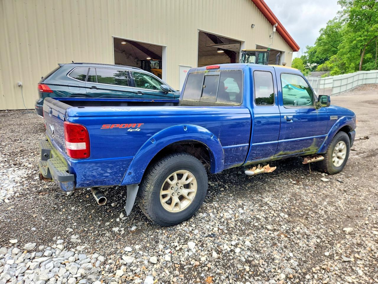 2007 Ford Ranger Super Cab Blue vin: 1FTZR15EX7PA69559