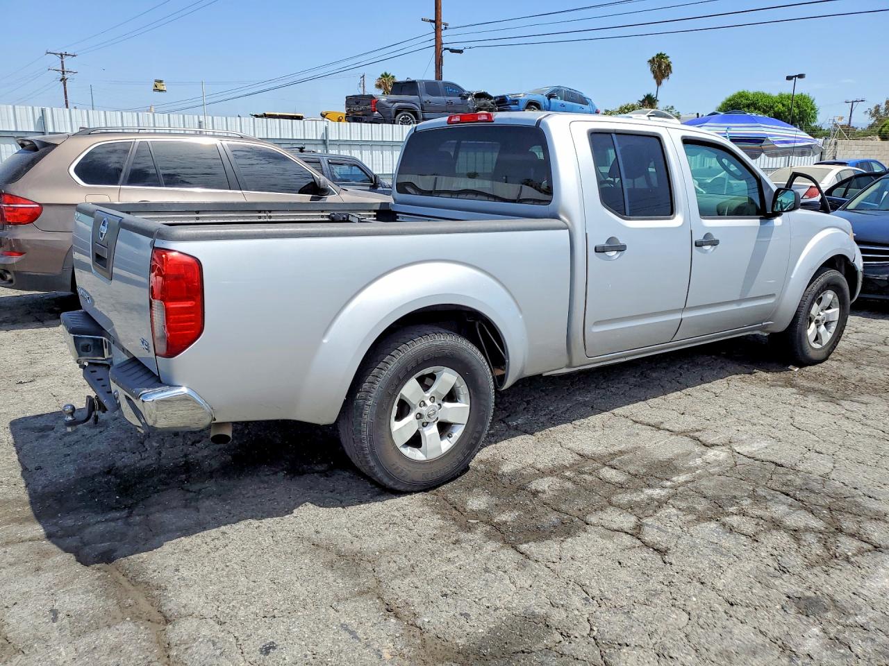 2010 Nissan Frontier Se V6 Silver vin: 1N6AD0FR4AC421036