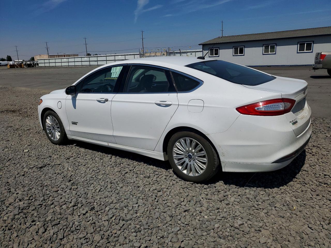 2014 Ford Fusion Se Phev White vin: 3FA6P0PU8ER248072