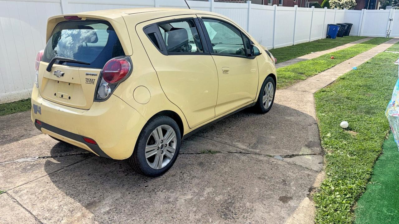 2014 Chevrolet Spark 1lt Yellow vin: KL8CD6S97EC536880