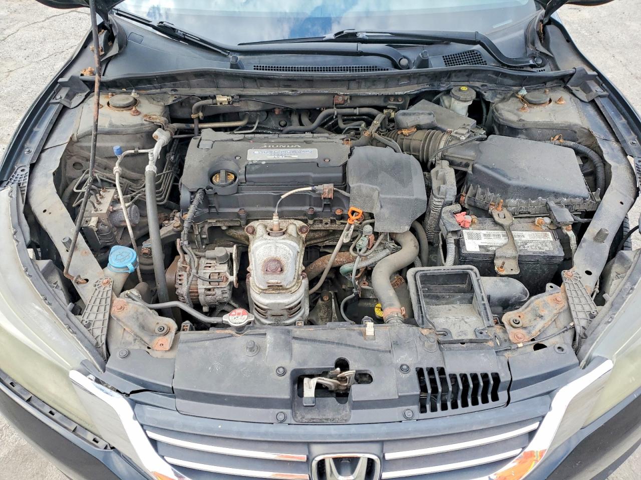 2013 Honda Accord Lx Black vin: 1HGCR2F35DA114125