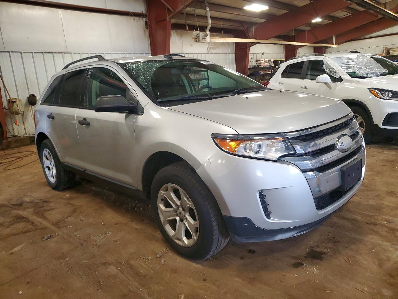 2013 Ford Edge Se Silver vin: 2FMDK4GC4DBE04082