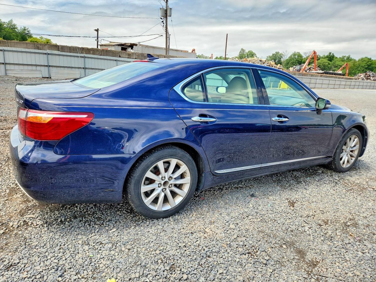 2012 Lexus Ls 460 Blue vin: JTHCL5EF3C5014169