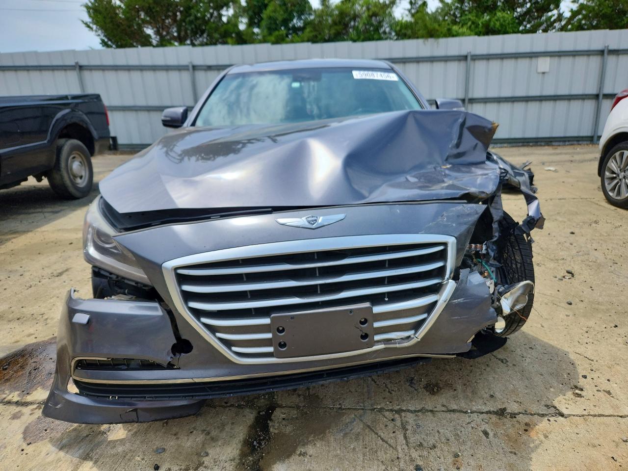2015 Hyundai Genesis 3.8l Gray vin: KMHGN4JE1FU040425