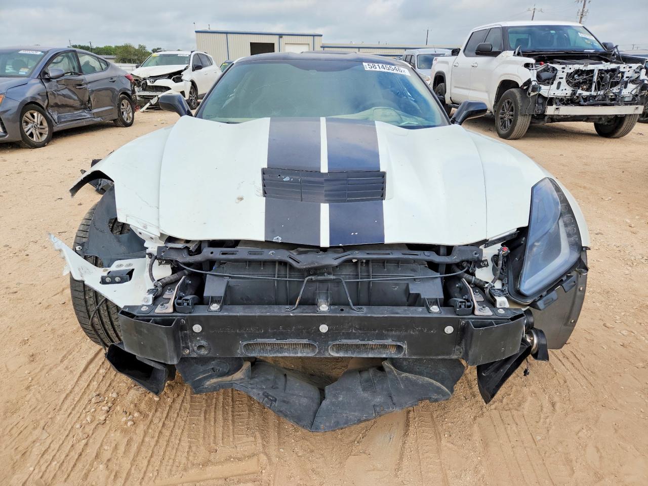 2015 Chevrolet Corvette Stingray Z51 3lt White vin: 1G1YM2D72F5120249
