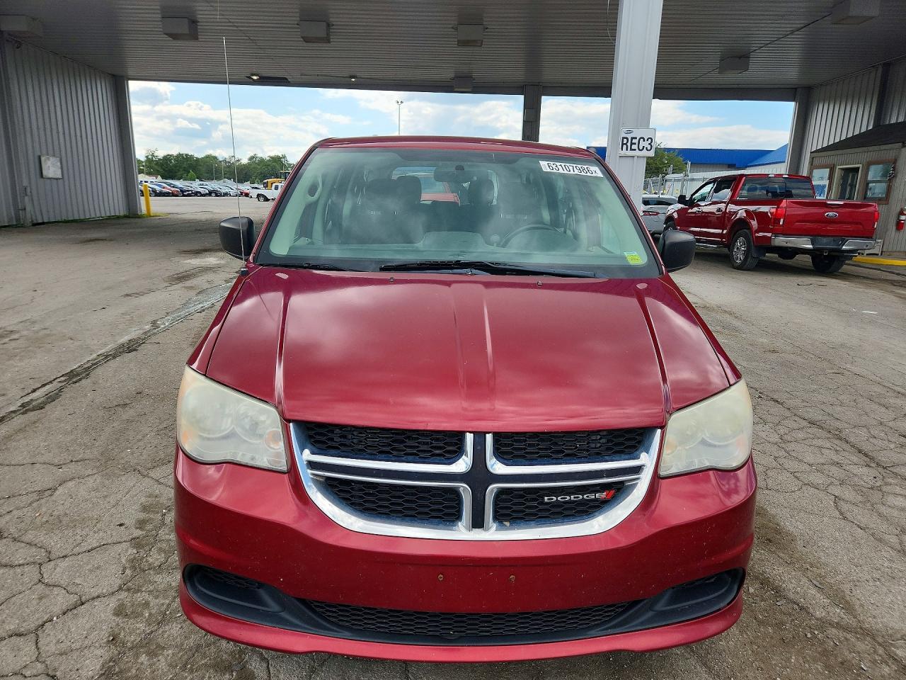 2014 Dodge Grand Caravan Se Maroon vin: 2C4RDGBG7ER420771