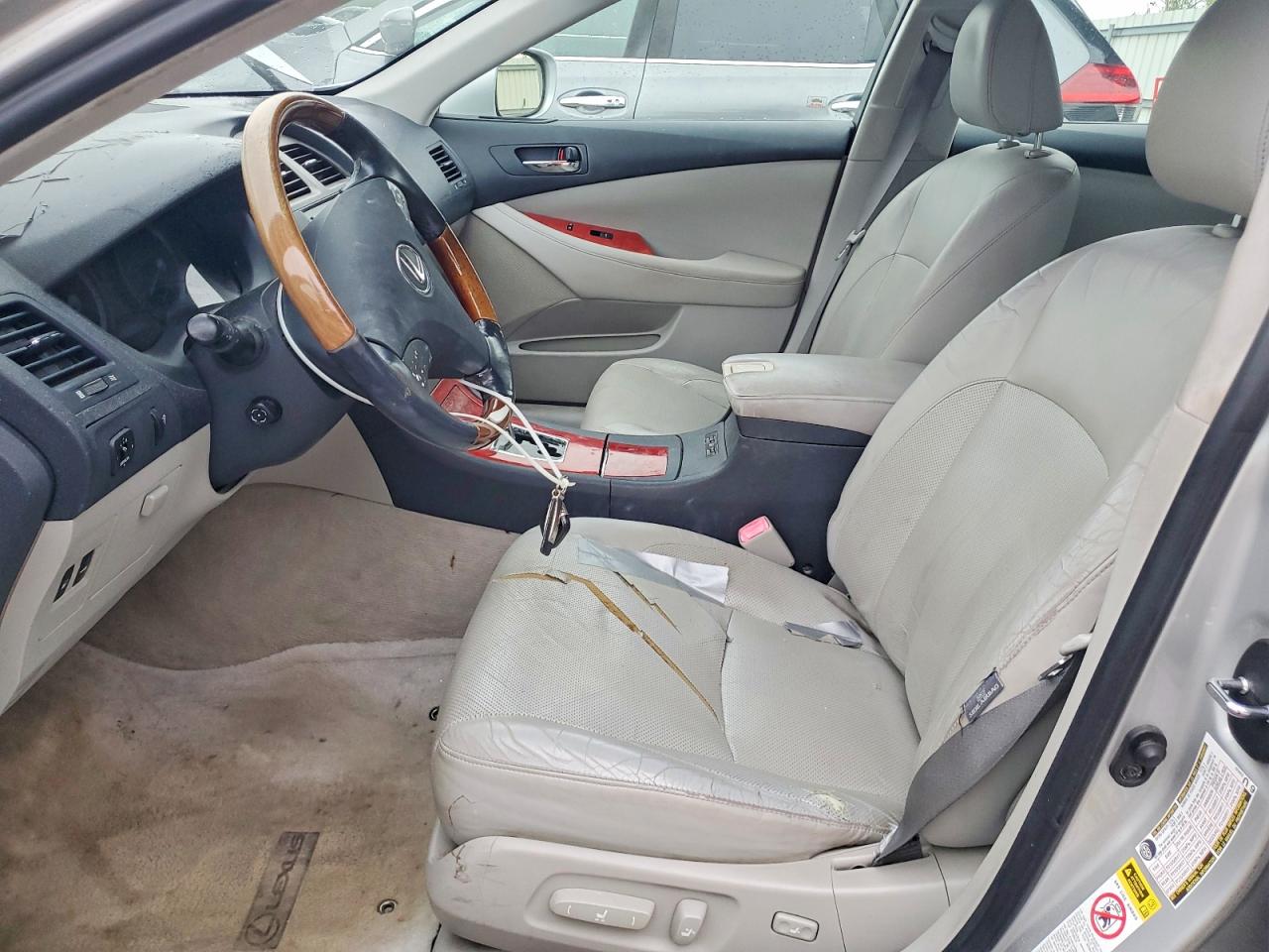 2007 Lexus Es 350 Silver vin: JTHBJ46G072090538