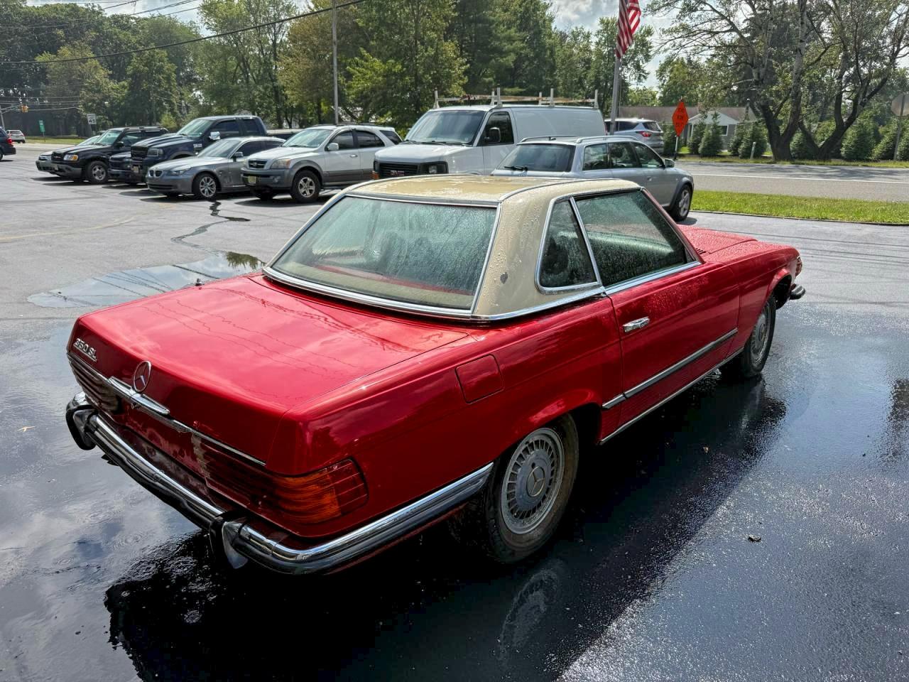 1972 Mercedes Benz 350sl Red vin: 10704412001287