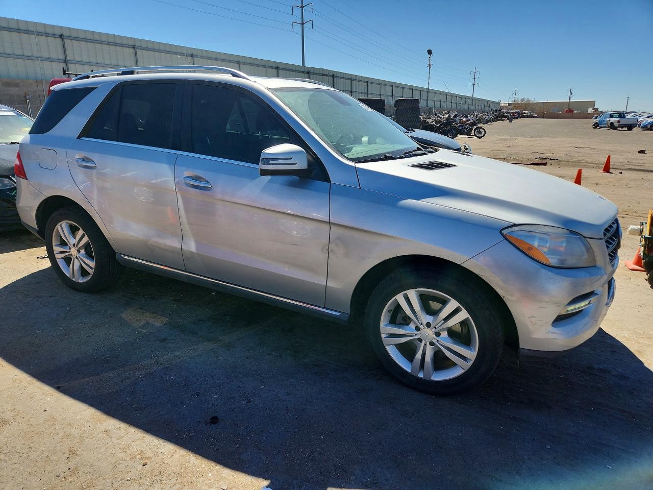 2012 Mercedes-benz Ml 350 4matic Silver vin: 4JGDA5HB1CA036064