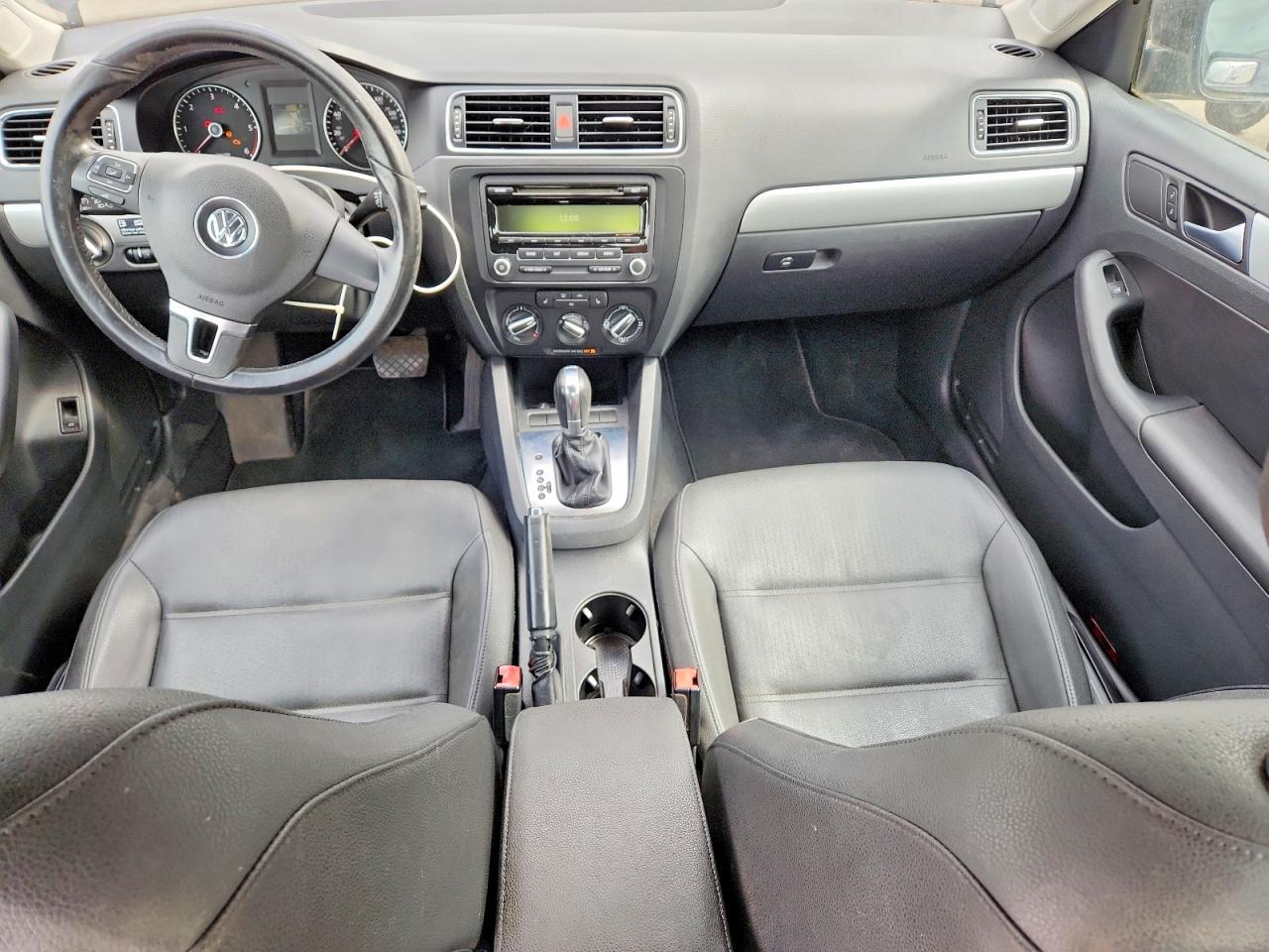 2012 Volkswagen Jetta Tdi Black vin: 3VWLL7AJ0CM364146
