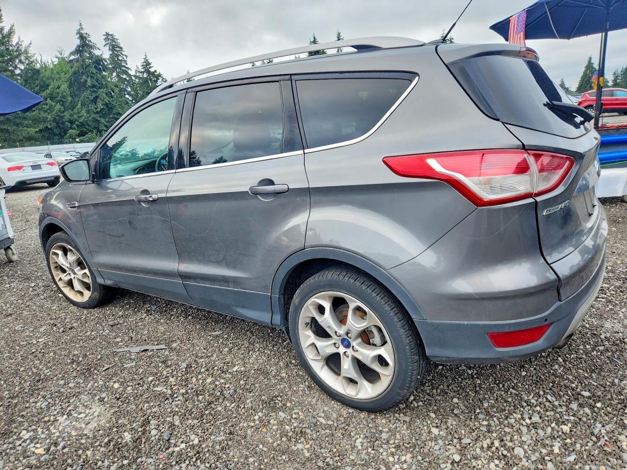 2014 Ford Escape Titanium Gray vin: 1FMCU9J91EUD44581