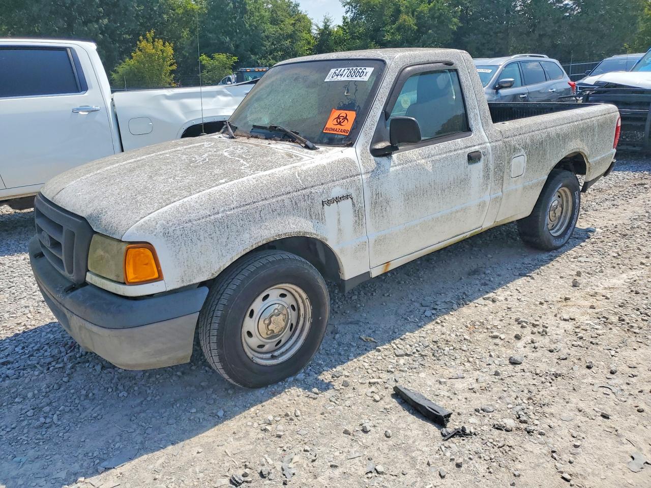2005 Ford Ranger White vin: 1FTYR10D55PA93825