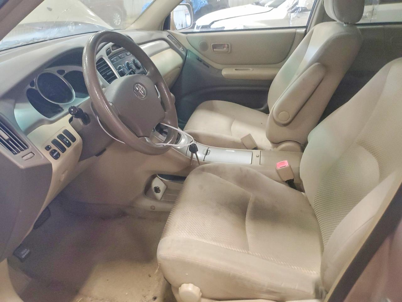 2006 Toyota Highlander Base Желто-коричневый vin: JTEEP21A160136856