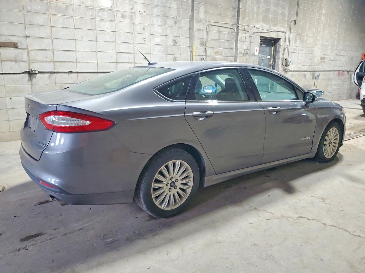 2013 Ford Fusion Se Hybrid Gray vin: 3FA6P0LU7DR298613