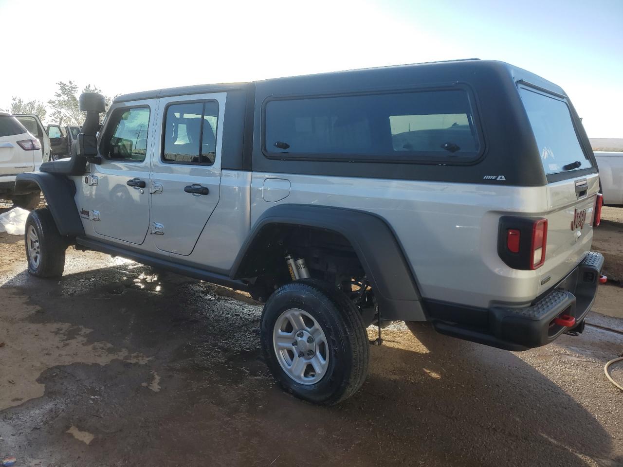 2023 Jeep Gladiator Rubicon Silver vin: 1C6JJTBM2PL587711