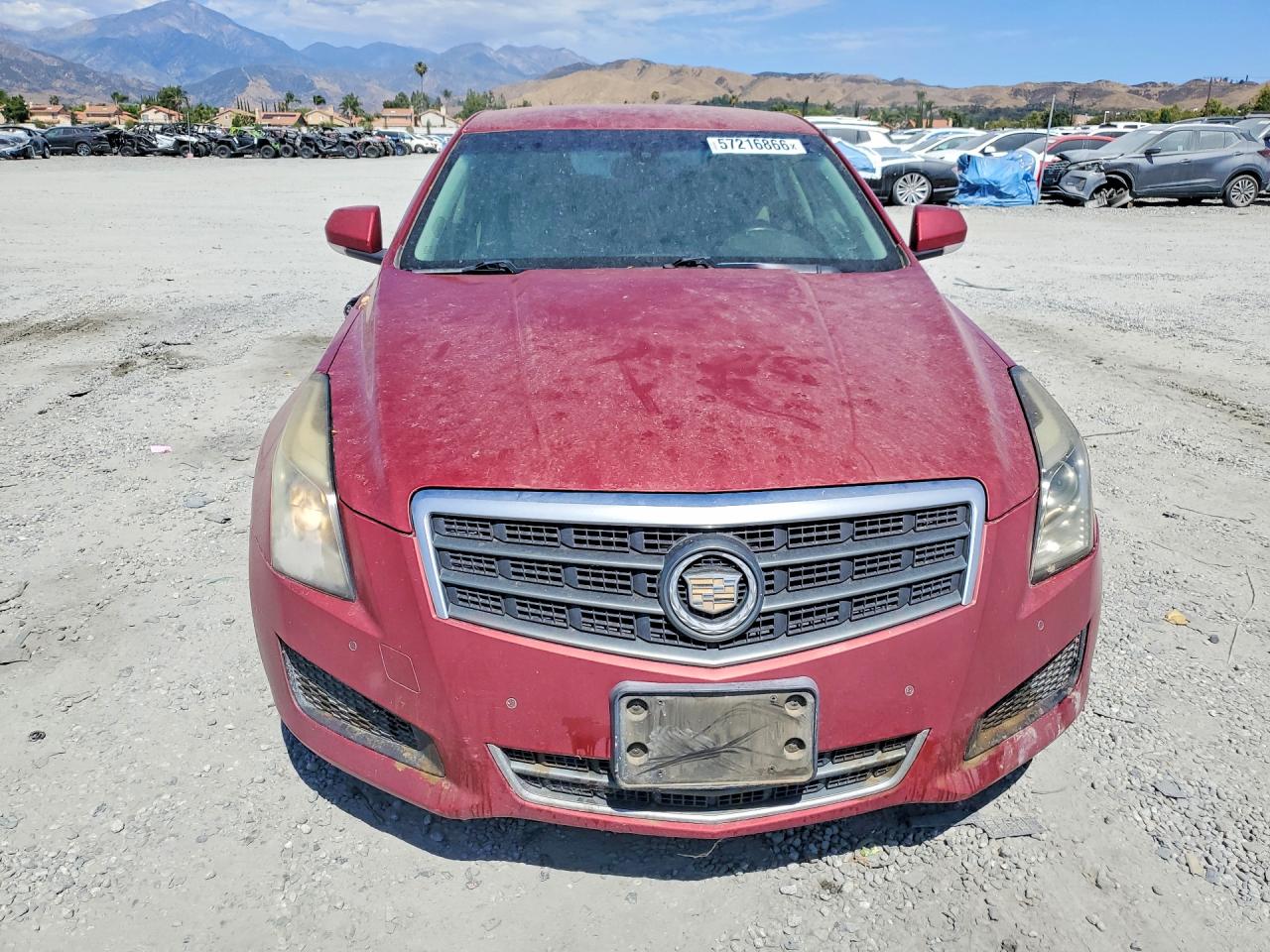 2013 Cadillac Ats Luxury Burgundy vin: 1G6AB5R33D0109568