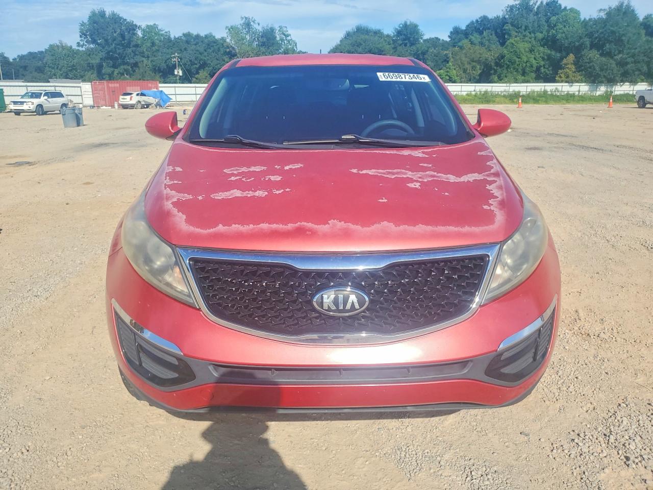 2015 Kia Sportage Lx Красный vin: KNDPB3AC8F7683374