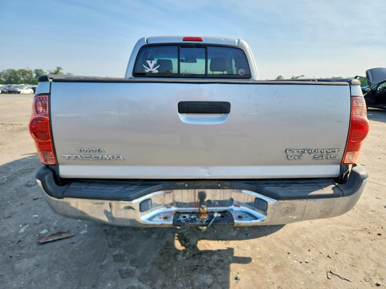 2006 Toyota Tacoma Prerunner Access Cab Silver vin: 5TETU62N46Z302445