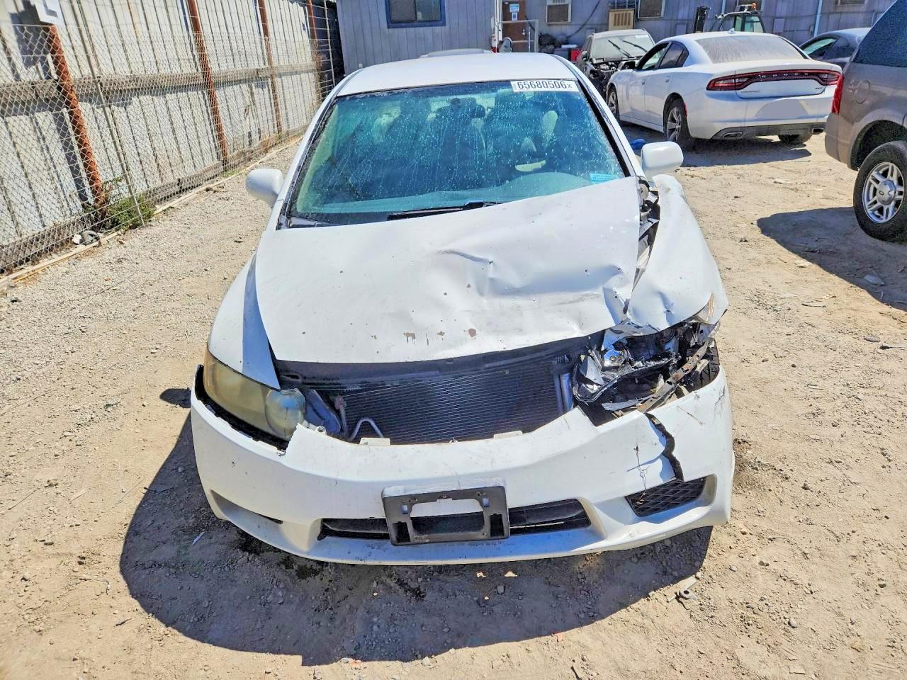 2009 Honda Civic Lx White vin: 1HGFA16509L000903