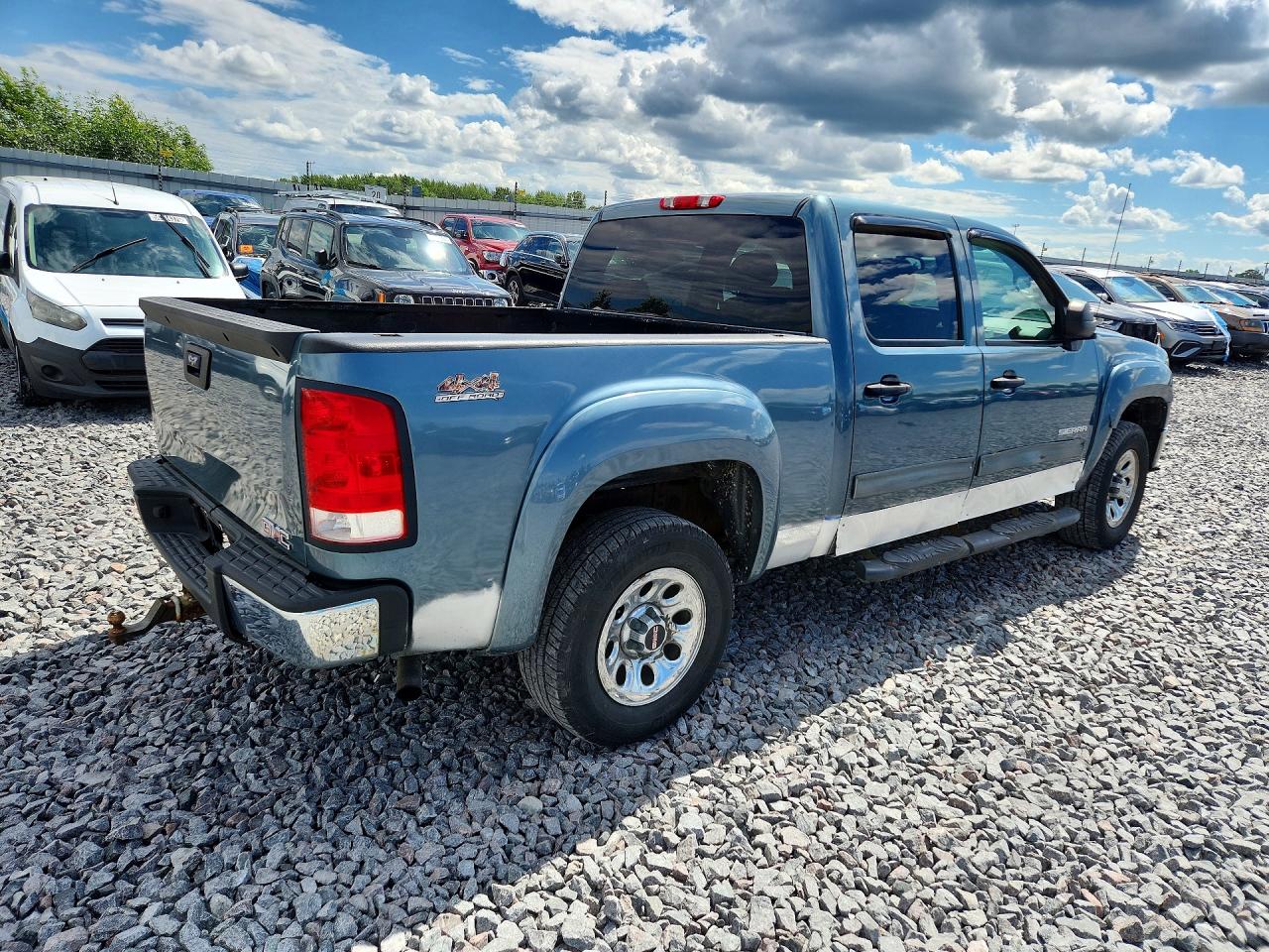 2010 Gmc Sierra K1500 Sl Blue vin: 3GTRKUEA6AG167177