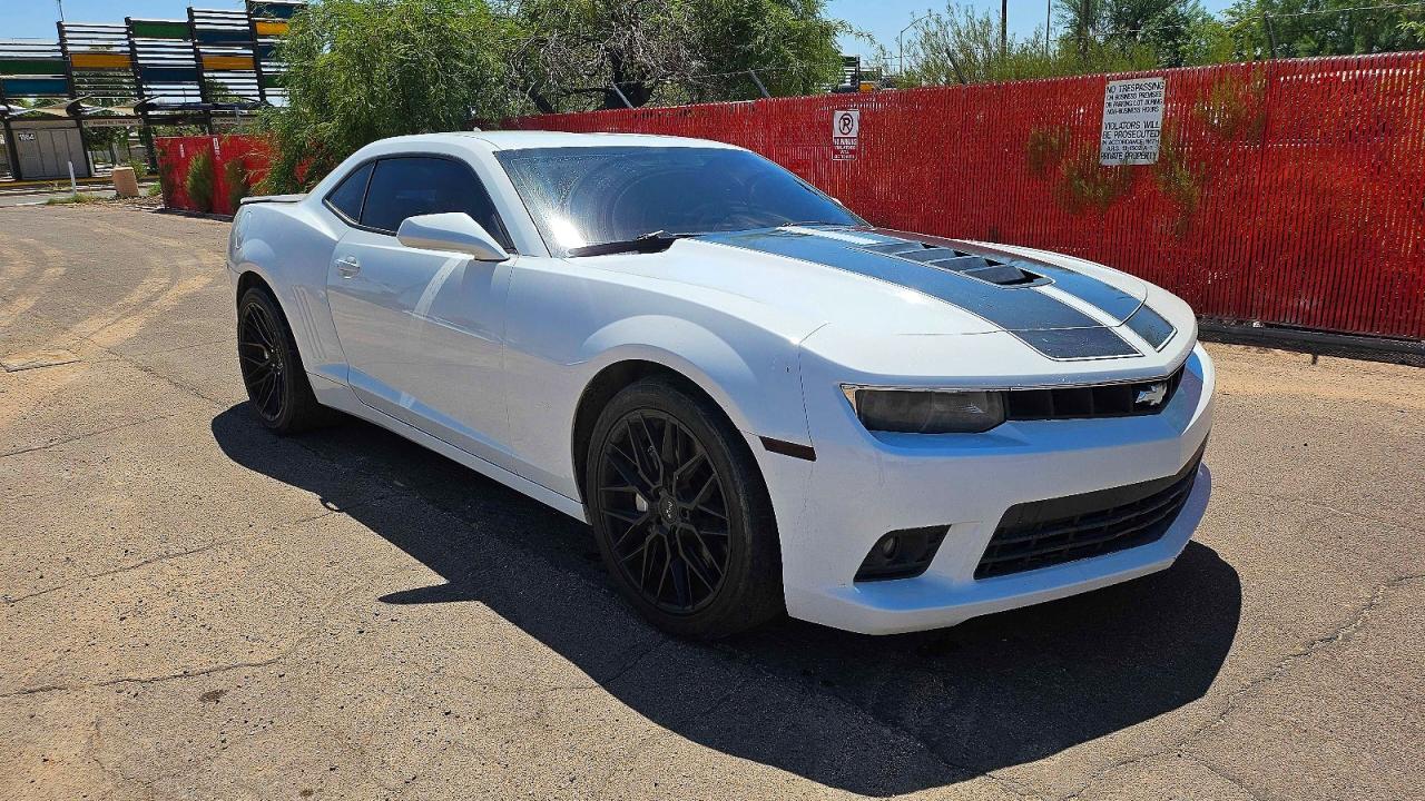 2014 Chevrolet Camaro Ss White vin: 2G1FJ1EJ3E9289203