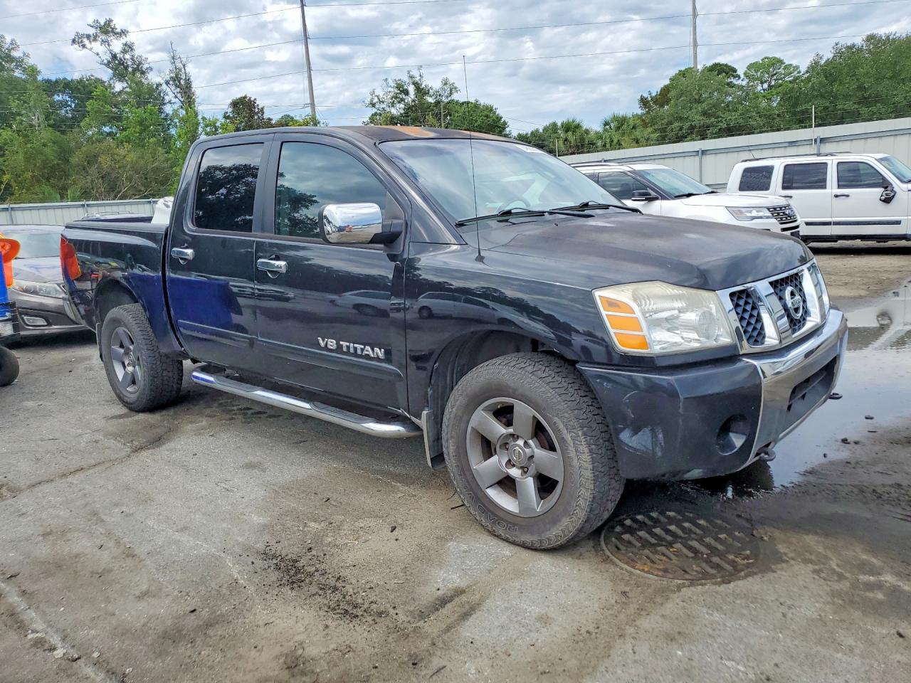 2005 Nissan Titan Xe Black vin: 1N6BA07B65N536892